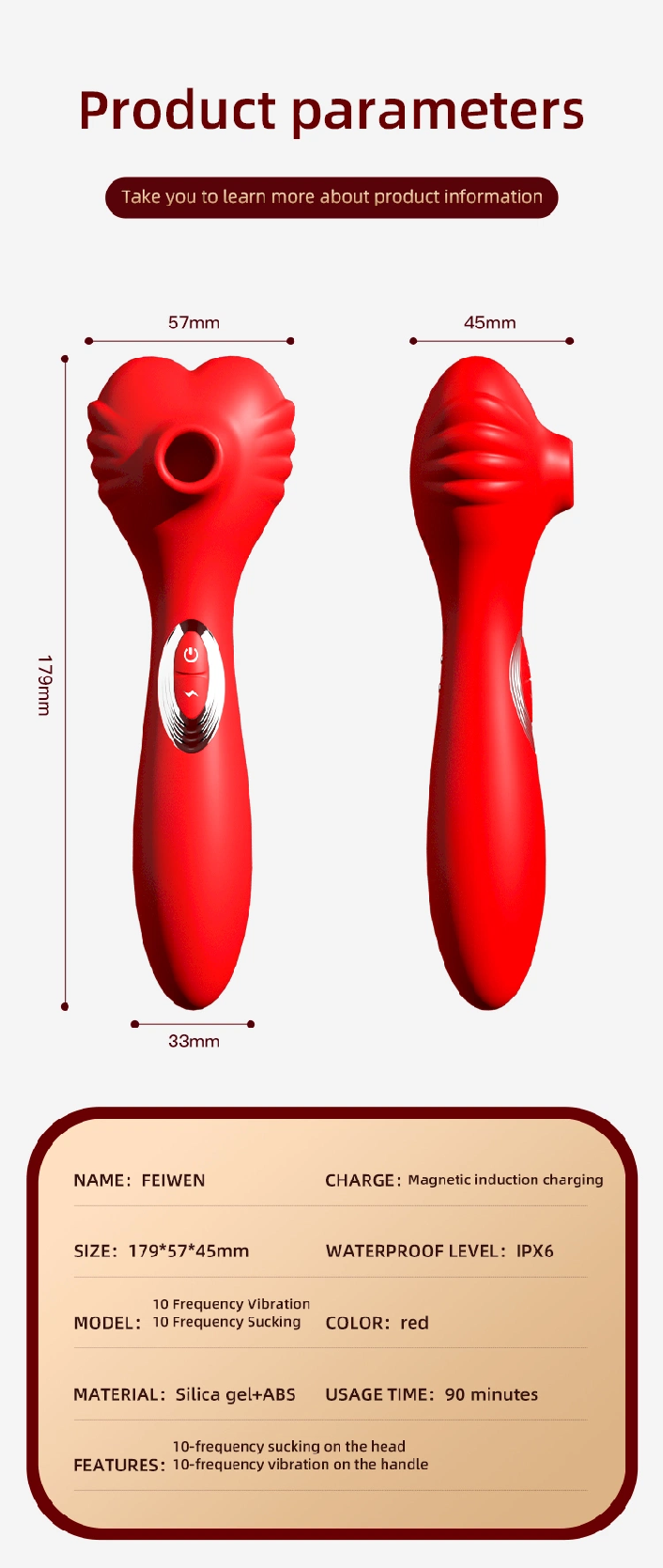 2 in 1 Sucking Vibrator USB Rechargeable Blow Job Oral Women Erotic Stimulator Realistic Dildo Wand Massager Adult Sex Toy